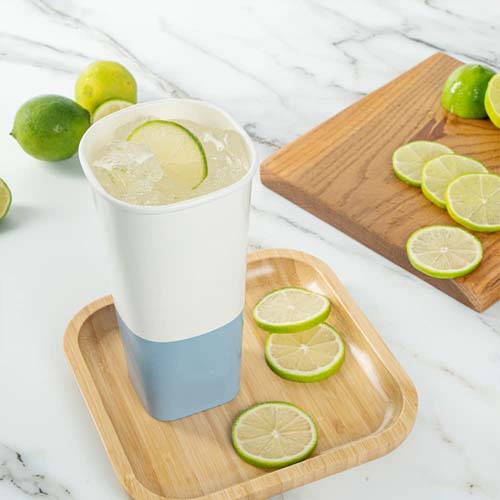 Square Single Wall 8oz Paper Cup