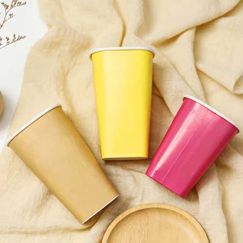 Square Single Wall 8oz Paper Cup