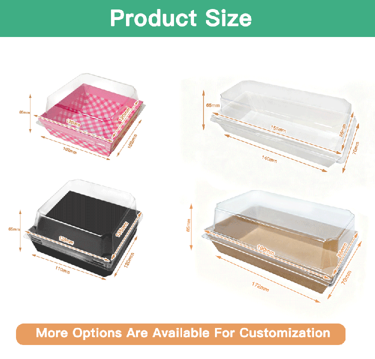 White Cake Pastry Packaging Box