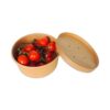 1000ml Kraft Round Bowl with Lid