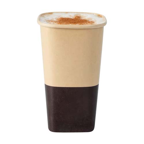 12oz Square Kraft Paper Cup