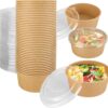 1300ml Round Salad Bowl with Lid