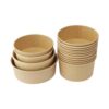 1500ml Large Round Kraft Bowl