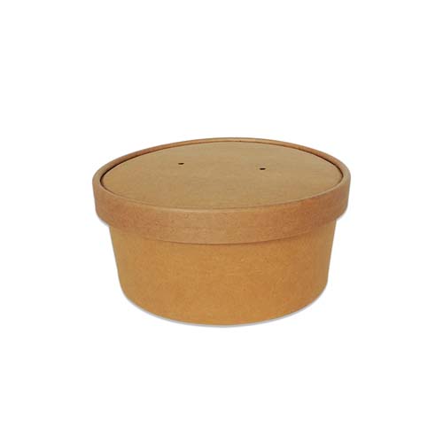 1500ml Large Round Kraft Bowl