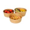 1500ml Large Round Kraft Bowl