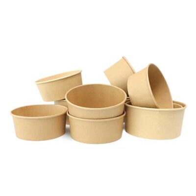 1500ml Large Round Kraft Bowl