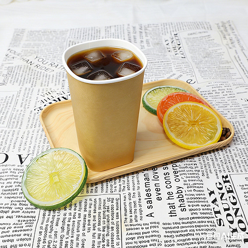 16oz Square Brown Kraft Cup