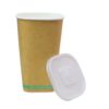 16oz Square Brown Kraft Cup