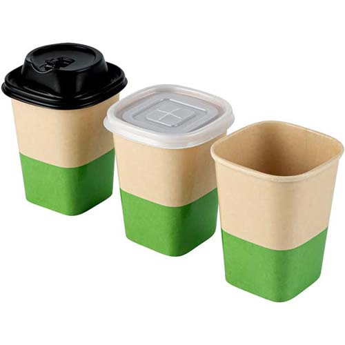 16oz Square Paper Cup