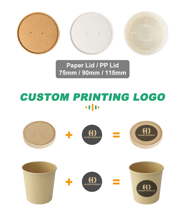 20oz Soup Paper Bowl with Lid