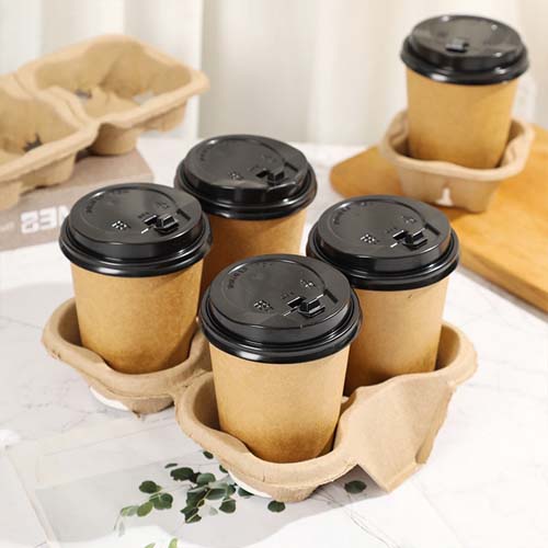 4 Cup Takeaway Paper Tray