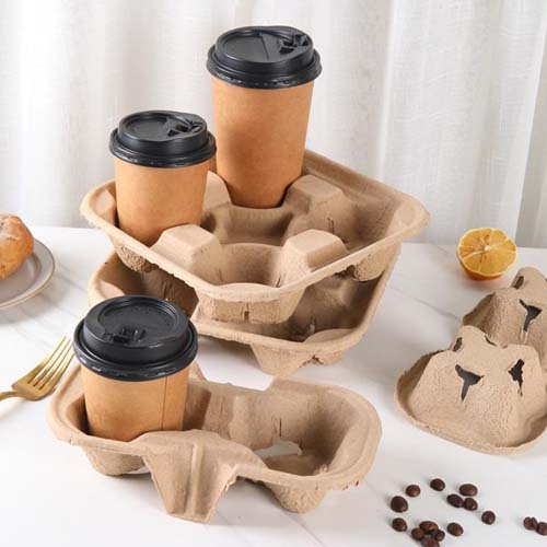 4 Cup Takeaway Paper Tray