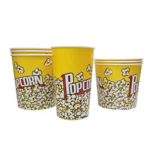 46oz Printed Popcorn Paper Bucket