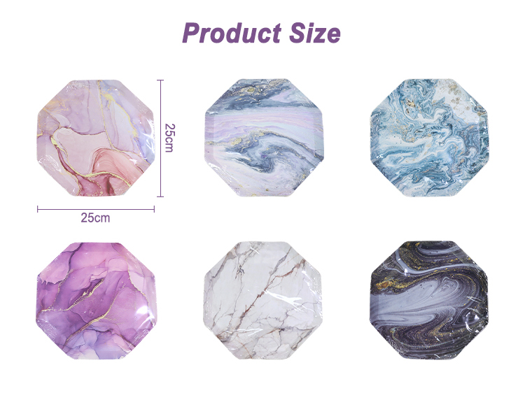 6 Inch Octagonal Paper Plates