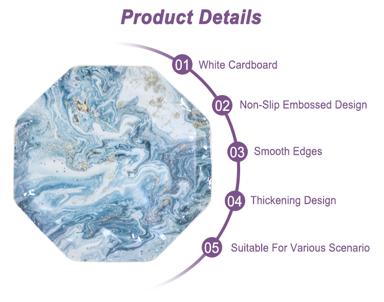 6 Inch Octagonal Paper Plates