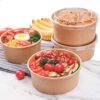 650ml Disposable Salad Paper Bowl