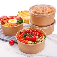 650ml Disposable Salad Paper Bowl 650ml Disposable Salad Paper Bowl