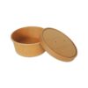 900ml Round Kraft Salad Bowl