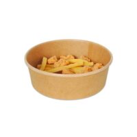900ml Round Kraft Salad Bowl 900ml Round Kraft Salad Bowl