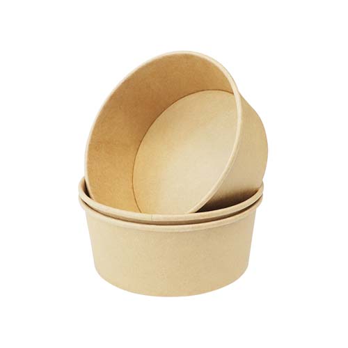 900ml Round Kraft Salad Bowl