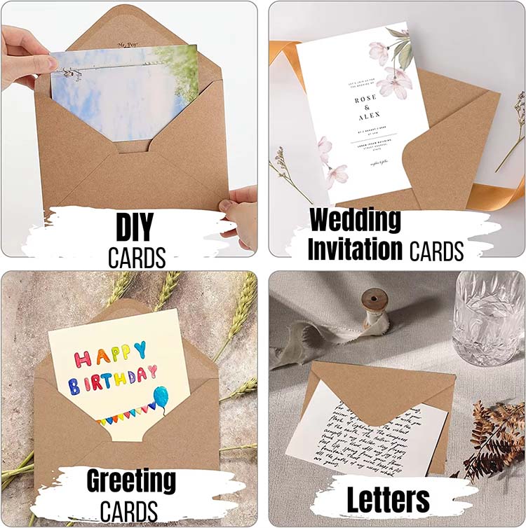 A7 Brown Kraft Invitation Envelopes