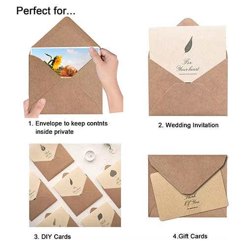 A7 Brown Kraft Invitation Envelopes A7 Brown Kraft Invitation Envelopes