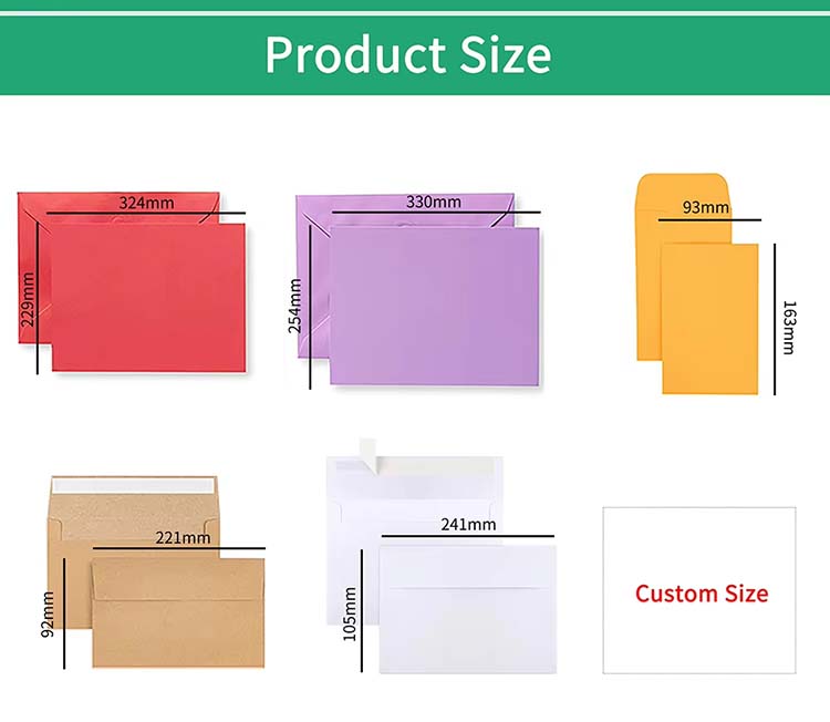 Custom Kraft Mini Paper Envelopes