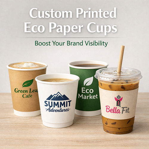 Custom Printed Eco Paper Cups How They Grow Brand Visibility