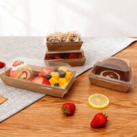 Kraft Paper Dessert Box Kraft Paper Dessert Box