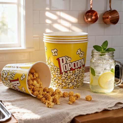 Popcorn Tub with Custom Logo