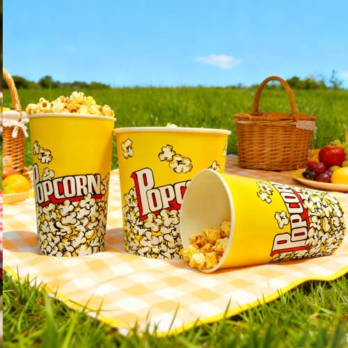 Popcorn Tub with Custom Logo