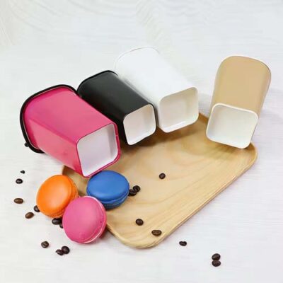 Square 12oz Single Wall Cup