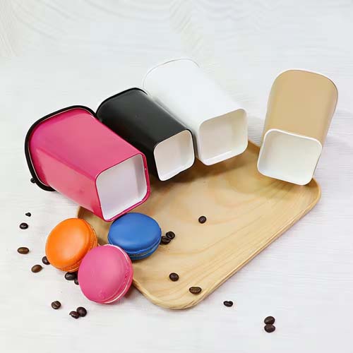 Square 12oz Single Wall Cup