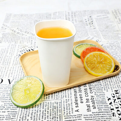 Square PE Coated Coffee Cup