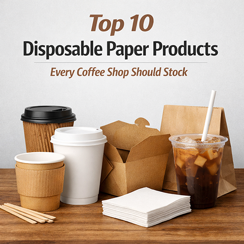 Top 10 Disposable Paper Products Every Coffee Shop Should Stock