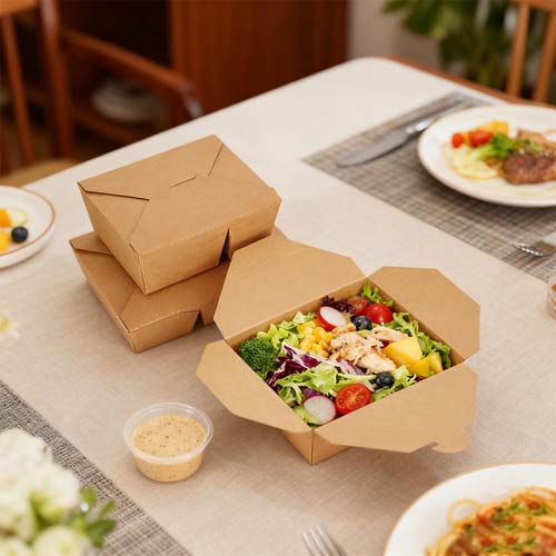 1200ml Kraft Paper Packaging
