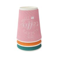 12oz Recyclable Ripple Wall Paper Cup 12oz Recyclable Ripple Wall Paper Cup