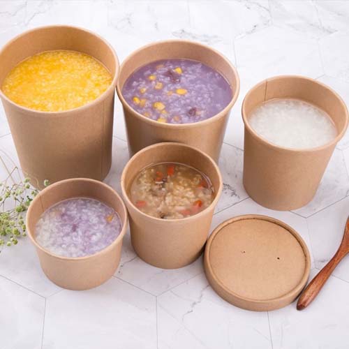 12oz Soup Paper Bowl with Lid