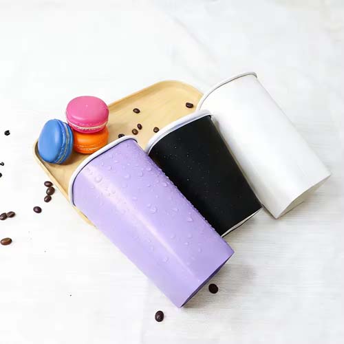 12oz Square White Paper Cup