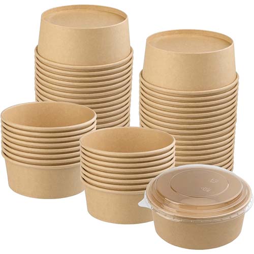 16oz Salad Paper Bowl with Lid