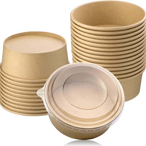 16oz Salad Paper Bowl with Lid