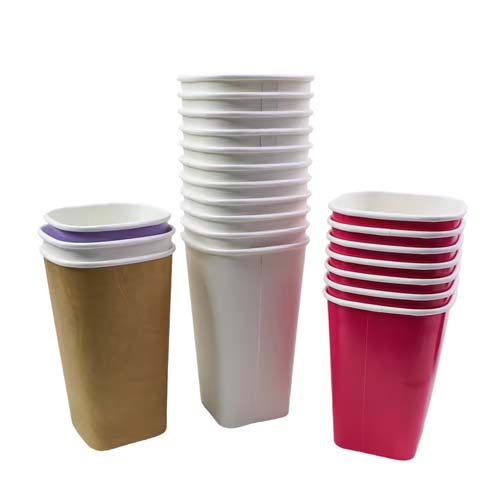 20oz Large Square Paper Cup