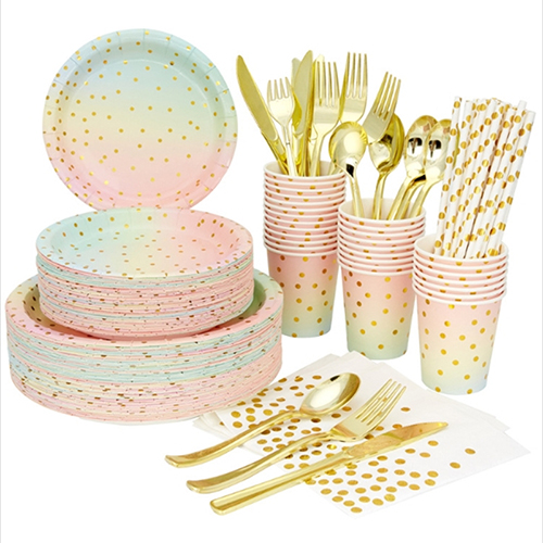 5 Inch Disposable Round Party Paper Plates