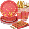 5 Inch Disposable Round Party Paper Plates