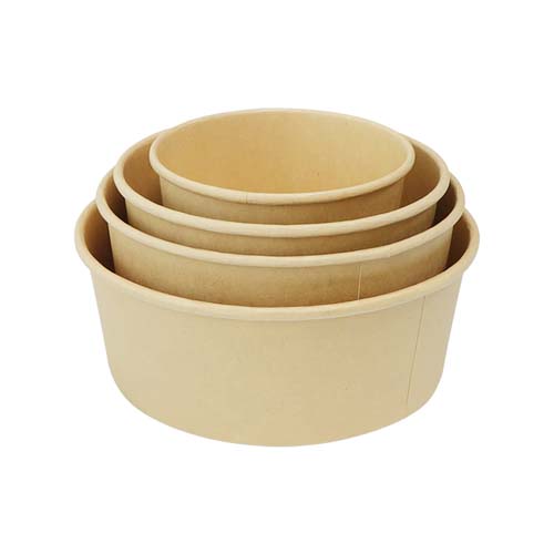 750ml Round Kraft Salad Bowl