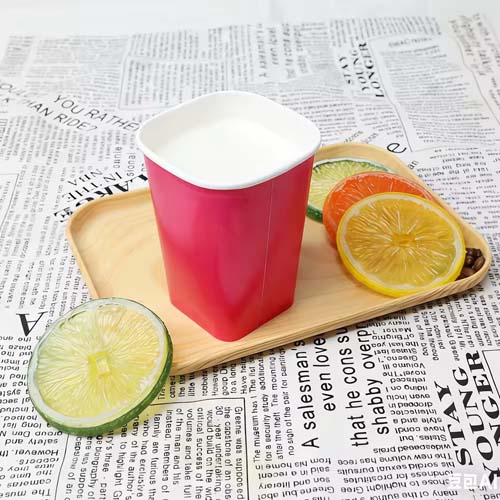8oz Size Square Cup