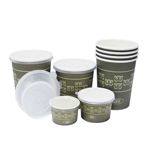 8oz Soup Paper Bowl with Lid