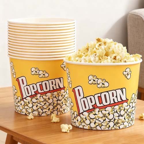 Custom Printed Popcorn Containers