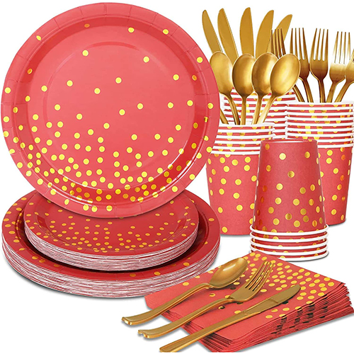 Custom Printing Food Grade Birthday Party Supplies Paper Plate