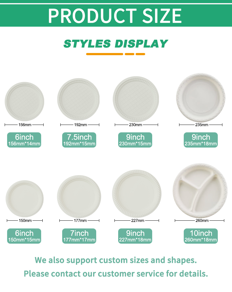 Disposable Cornstarch Plate Bowl Cutlery Set